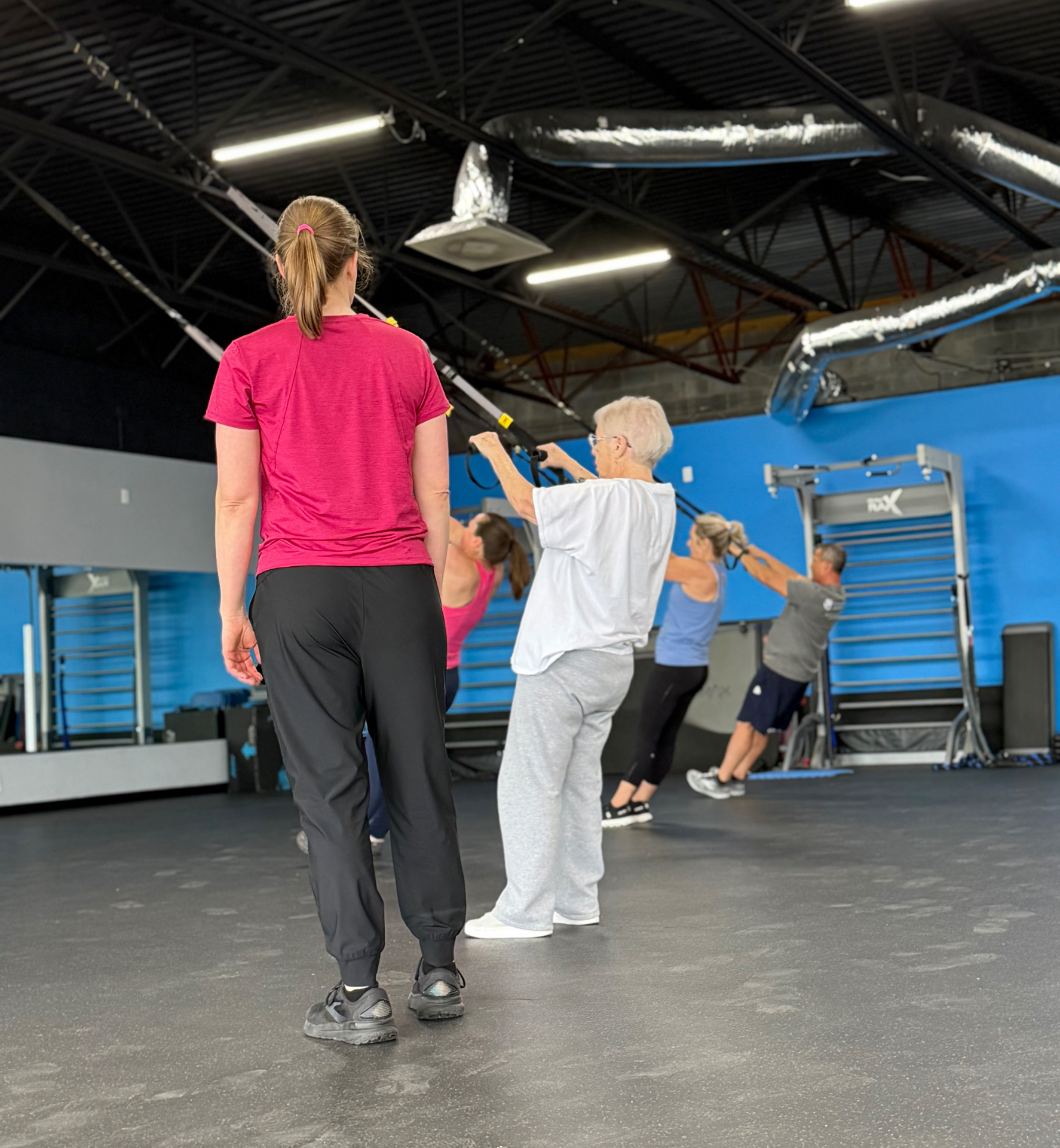 TRX class at FIT Beyond Plus